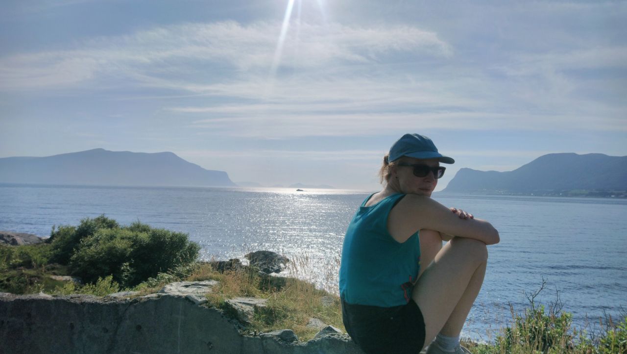 Stella Wedell on holiday in Scandinavia during the summer of 2019