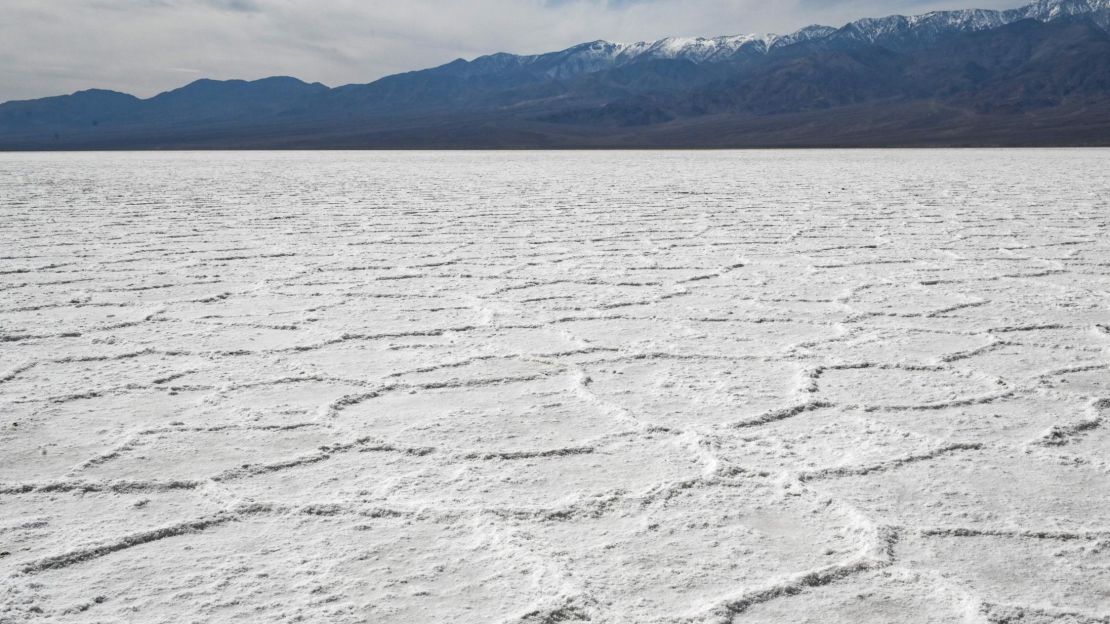 Death Valley terminates in eerie Badwater Basin.