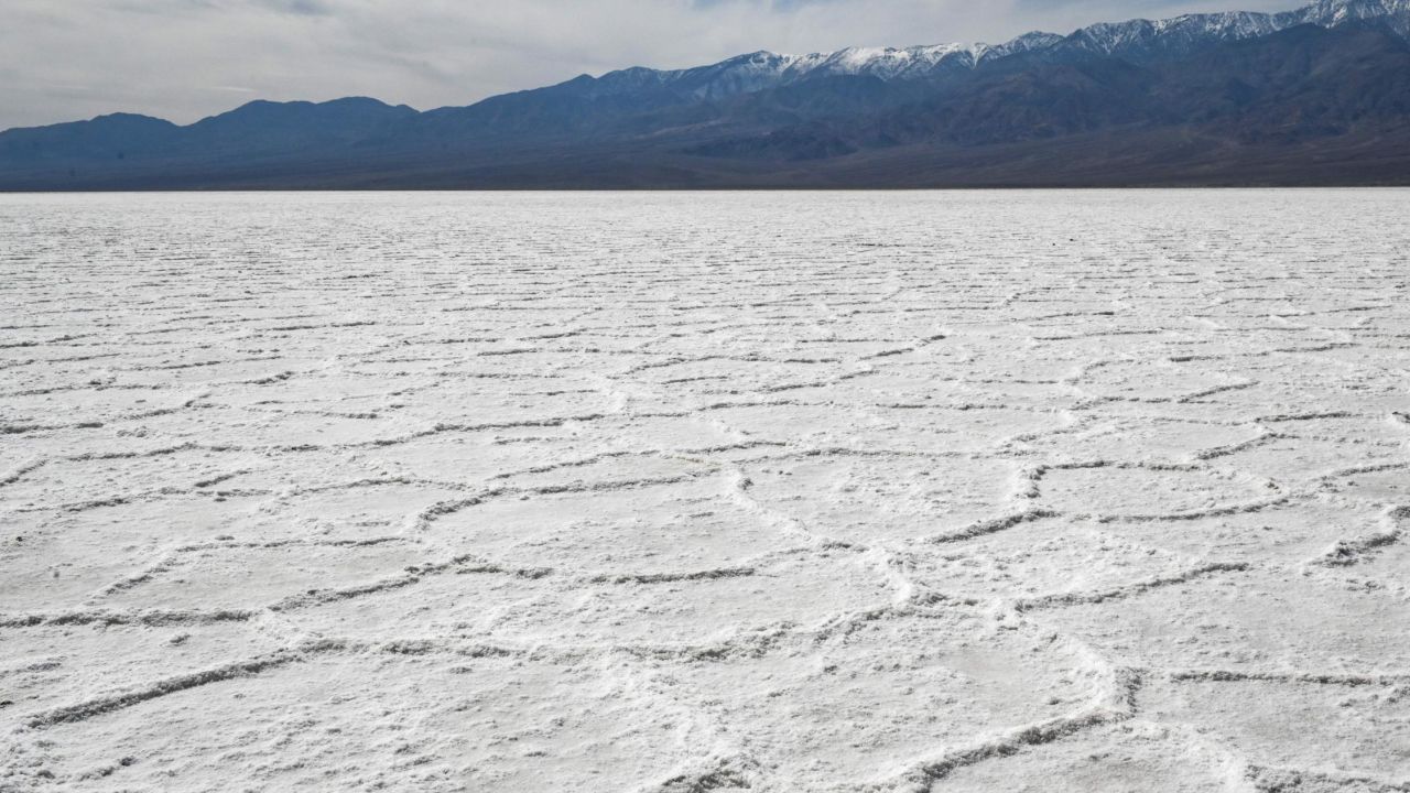 Death Valley terminates in eerie Badwater Basin.