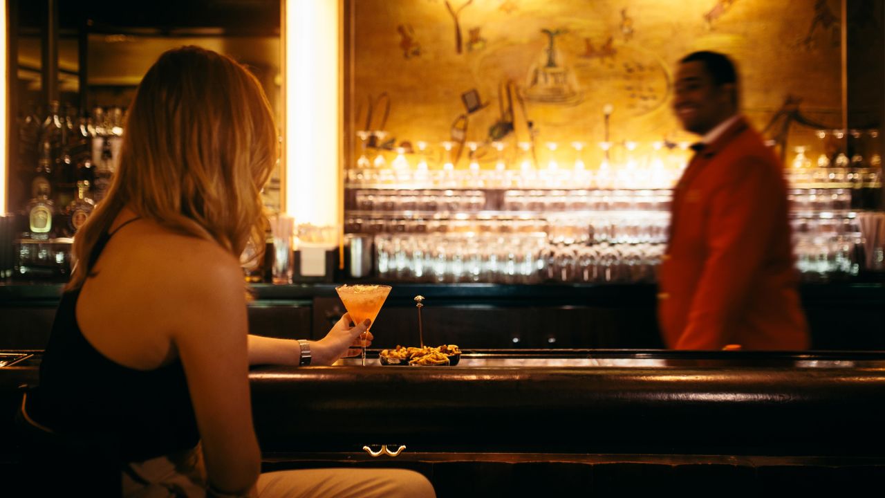 There's a quintessential New York elegance about Bemelmans Bar, located inside the Carlyle Hotel on Manhattan's Upper East Side.