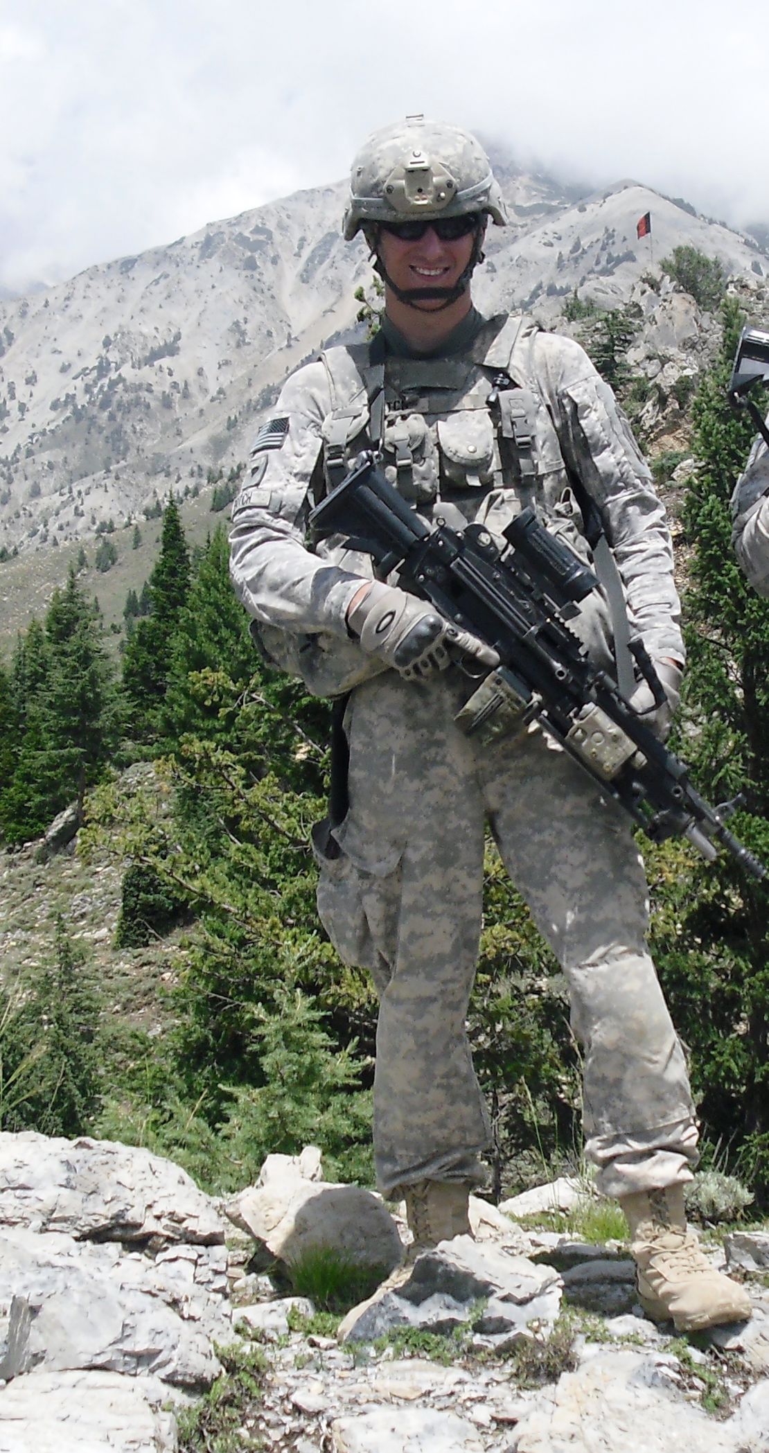 Ryan Britch in Afghanistan.