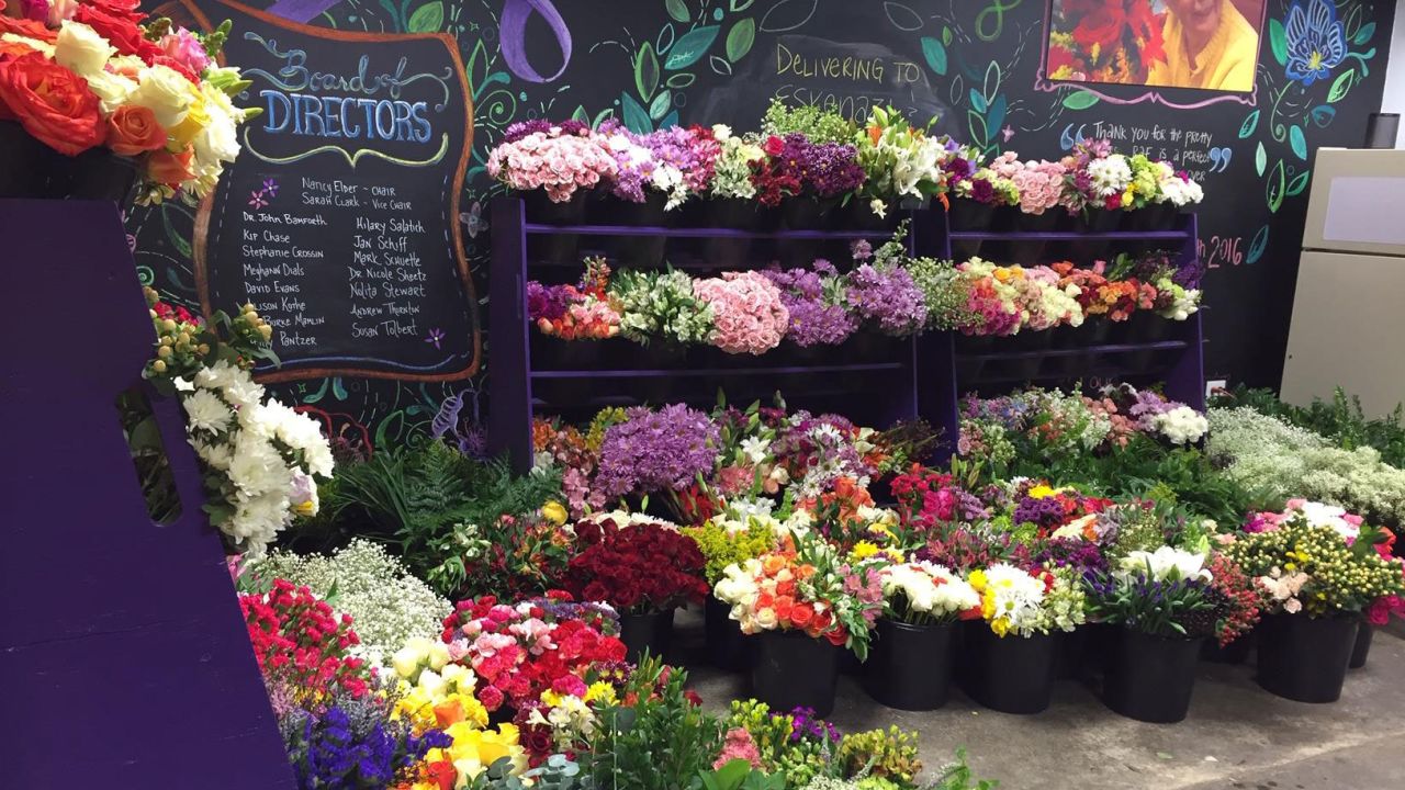Taken post-Valentine's Day 2019, this Random Acts of Flowers facility is teeming with donated bouquets it'll soon share with patients in hospice or assisted living facilities.