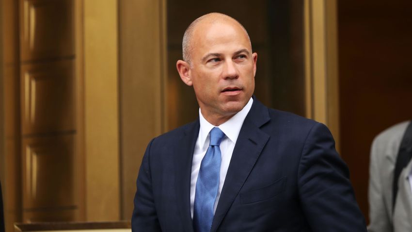 Celebrity attorney Michael Avenatti walks out of a New York court house after a hearing in a case where he is accused of stealing $300,000 from a former client, adult-film actress Stormy Daniels on July 23, 2019 in New York City. A grand jury has indicted Avenatti for the Daniels-related case and a second case in which prosecutors say he attempted to extort more than $20 million from sportswear giant Nike.