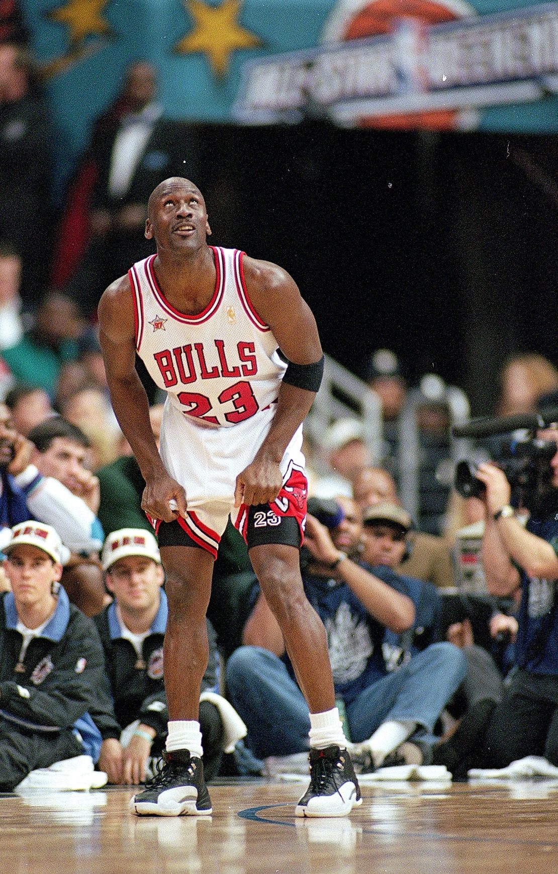 Michael Jordan pictured during the NBA All-Star Game in 1997.