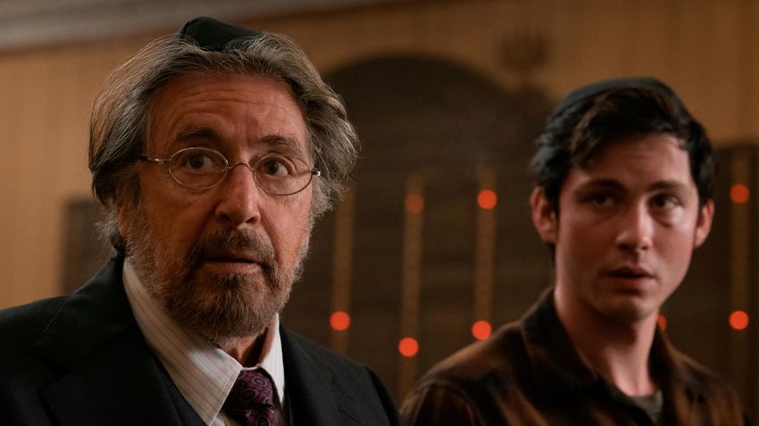 Al Pacino, Logan Lerman in 'Hunters.'