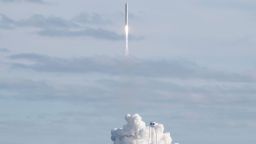 The Northrop Grumman Antares rocket, with Cygnus resupply spacecraft onboard, launched on Saturday, Feb. 15, 2020 at NASA's Wallops Flight Facility in Virginia. Photo Credit: (NASA)