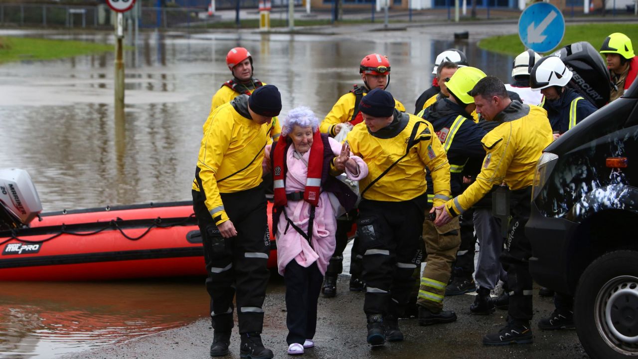 Residents in South Wales were evacuated by emergency services.