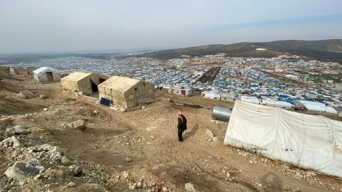 Once independent from each other, the camps along the border with Turkey have sprawled into a massive city of semi-permanent structures.
