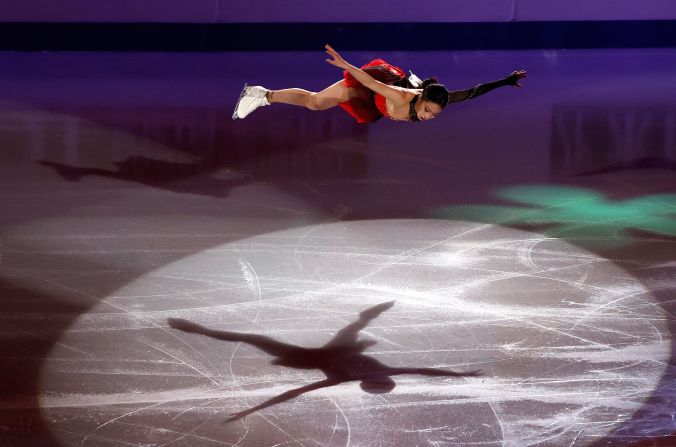 South Korea's You Young performs during the gala exhibition in the ISU Four Continents Figure Skating Championships in Seoul, South Korea, February 9. <a  target="_blank">See 27 amazing sports photos from last week</a>