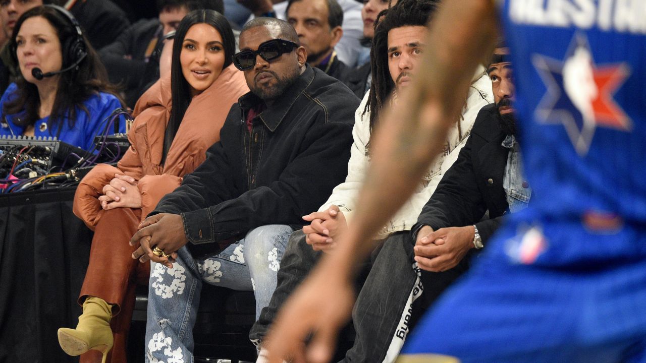 Kanye West attended the All-Star game but didn't perform