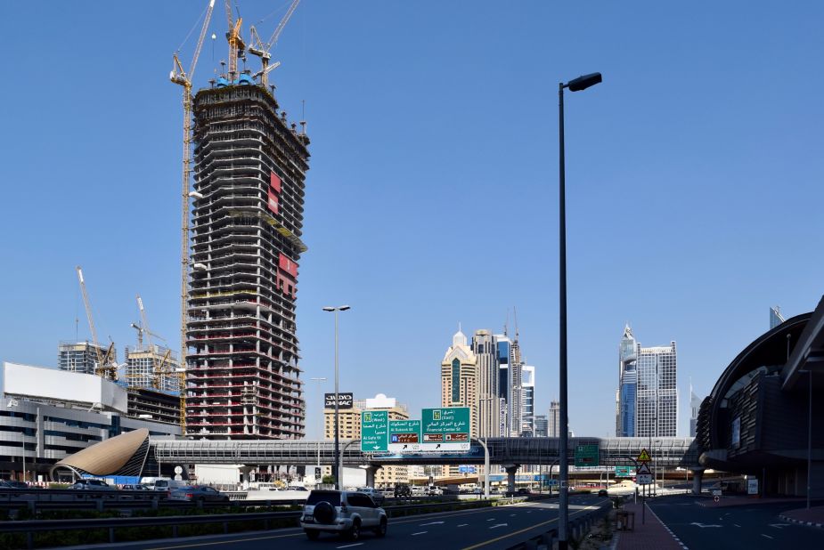 The $400m project has been in development since 2014. Wasl Tower will connect with Burj Khalifa metro station via a pedestrian bridge. 