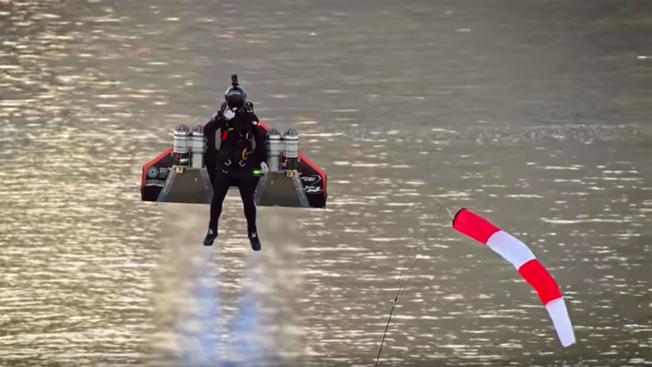 Watch Video of 2 Guys With Jetpacks Fly Around Airplane in Dubai