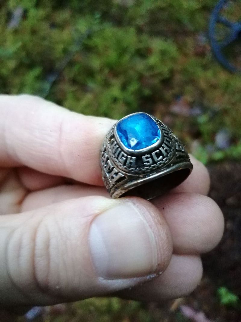 Aquamarine on sale class ring