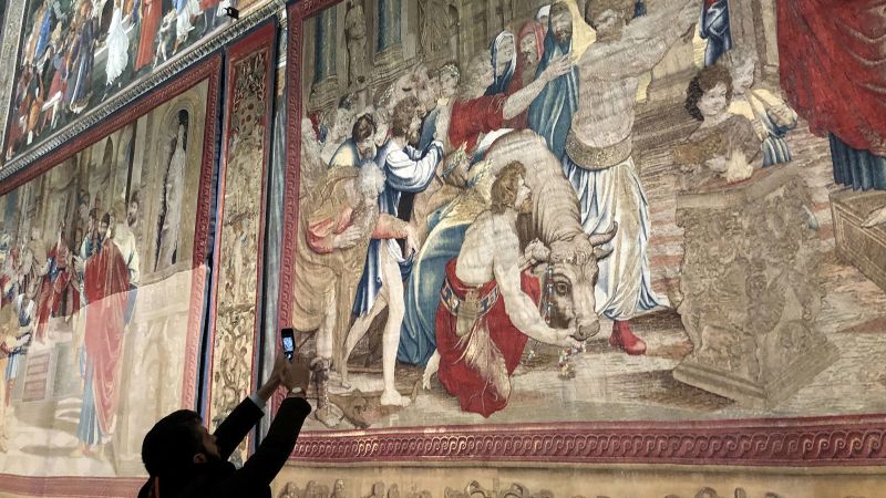 Raphael s tapestries return to the Sistine Chapel CNN