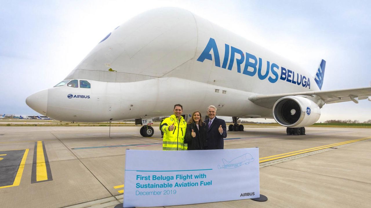 Airbus has been trialing SAF use with its Beluga super-transporter aircraft.