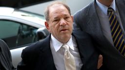 Harvey Weinstein, former co-chairman of the Weinstein Co., arrives at state supreme court in New York, U.S., on Thursday, Jan. 23, 2020. Weinstein was two people -- one public, one private -- the first witness in his rape trial said, after opening statements in which a prosecutor described Weinstein as a "serial sexual predator" and the defense said that any sex was consensual and that the claims against him were a "mirage." Peter Foley/Bloomberg/Getty Images