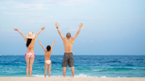 Use the Capital One Venture to take your family on a beach vacation.