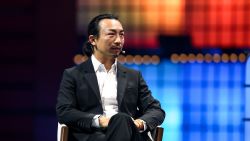 LISBON , PORTUGAL - 6 November 2019; Brad Bao, Co-founder & CEO, Lime, on Centre Stage during day two of Web Summit 2019 at the Altice Arena in Lisbon, Portugal. (Vaughn Ridley/Sportsfile for Web Summit /Getty Images)
