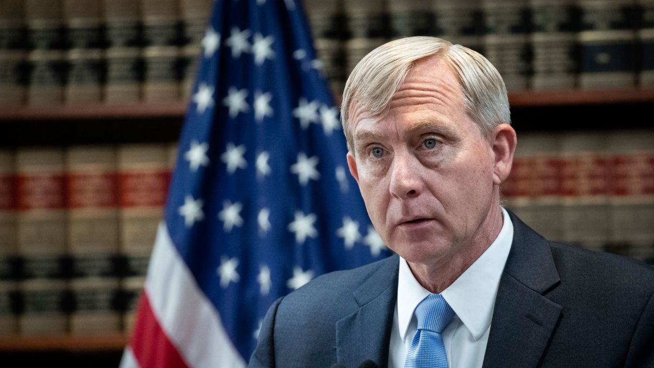 U.S. Attorney for the Eastern District of New York Richard Donoghue speaks during a news conference at the U.S. Attorney's office, July 16, 2019 (Photo by Drew Angerer/Getty Images)