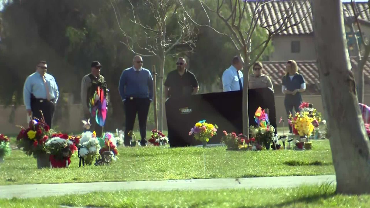 A suspect was identified in a triple killing at a cemetery in Southern