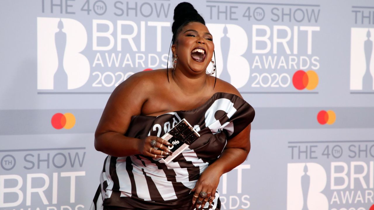 Mandatory Credit: Photo by Vianney Le Caer/Invision/AP/Shutterstock (10560529ay)
Lizzo poses for photographers upon arrival at Brit Awards 2020 in London
Brit Awards 2020 Arrivals, London, United Kingdom - 18 Feb 2020