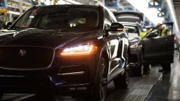 SOLIHULL, ENGLAND - MARCH 06:  Vehicles are checked before moving to the next stage of production at the Jaguar Land Rover factory on March 1, 2017 in Solihull, England. The company has pledged it's 'heart and soul' to production in the UK after producing the new "Velar" model for global sale, at their Solihull factory.  (Photo by Leon Neal/Getty Images)