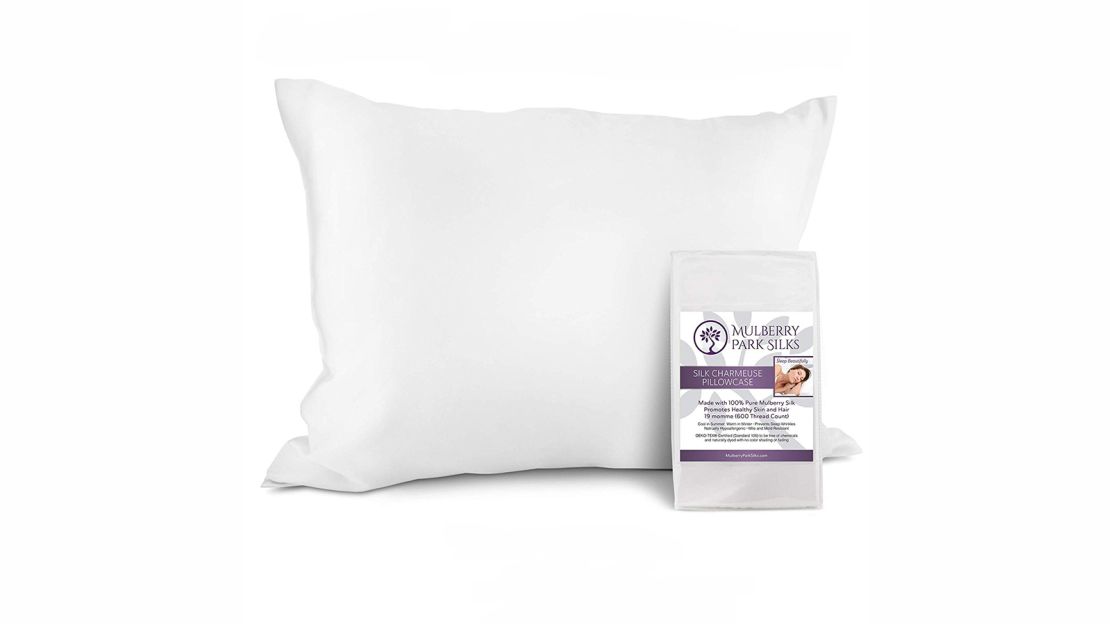 Mulberry Park Pure 19 Momme Silk Toddler Pillowcase - Natural White