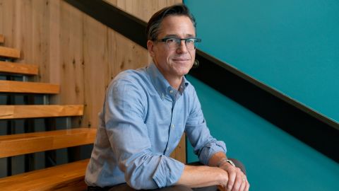 Zillow CEO and cofounder Rich Barton is leading the company through a massive shift into buying and selling homes. (Jovelle Tamayo for CNN)