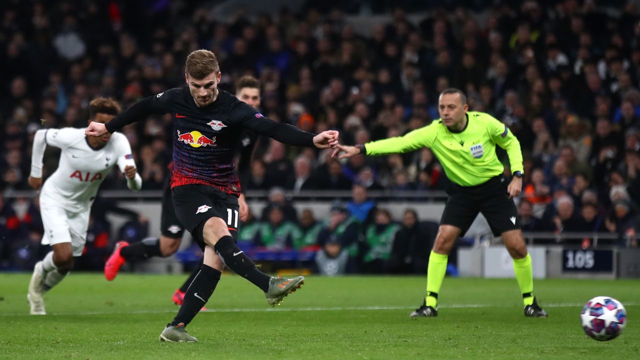 Timo Werner's second-half penalty decided the game in RB Leipzig's favor.