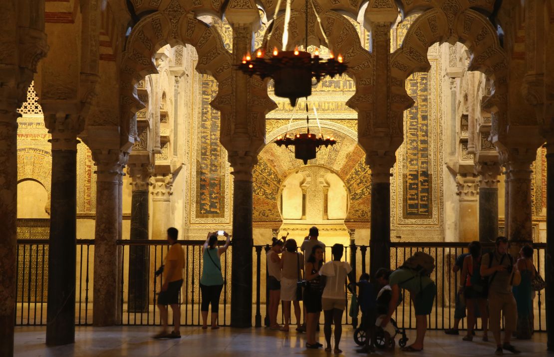 After centuries of Christian worship, the Mosque-Cathederal of Cordoba retains unmistakeable evidence of its Islamic builders