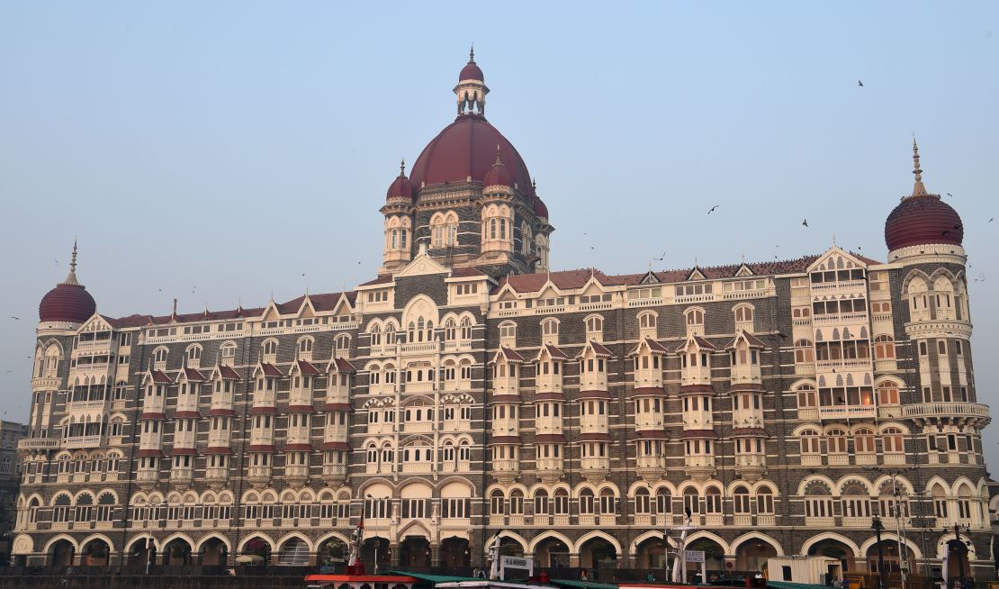 The refined Taj Mahal Palace hotel is perhaps the signature building of Mumbai, the most populous city in India.
