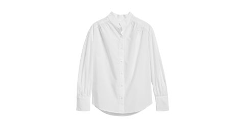 underscored goop banana republic Button down
