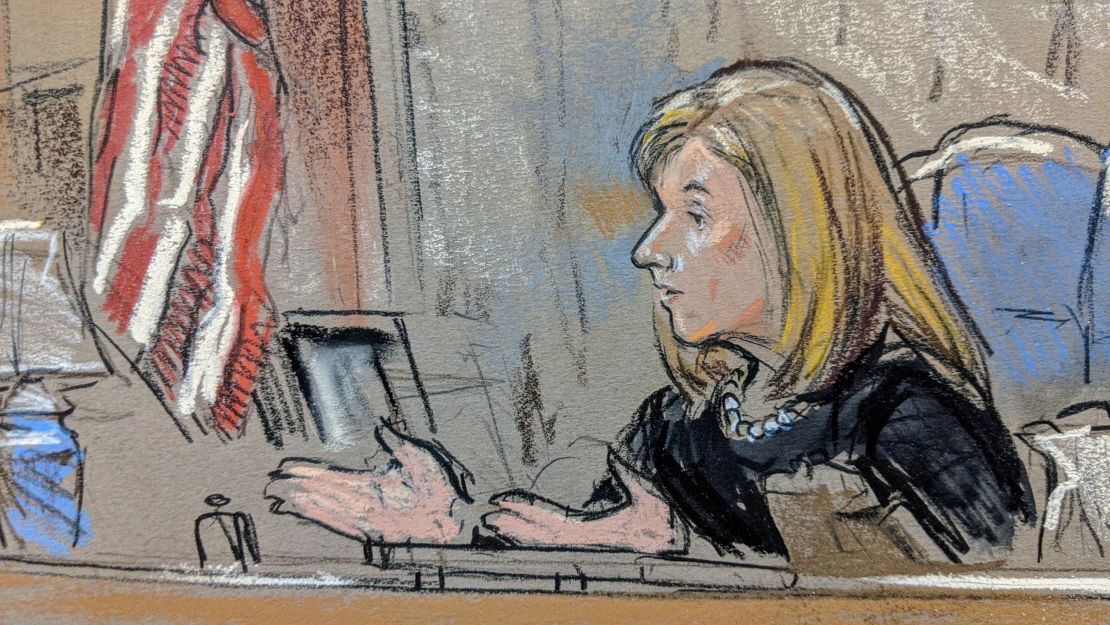 Judge Amy Berman Jackson during a hearing in February 2020 with Roger Stone.