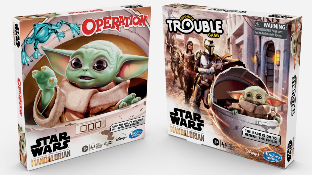 Hasbro and other toy companies unveiled a line of several toys modeled after The Child, aka Baby Yoda, in February 2020.