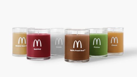 McDonald's six candles come in all the scents you'd expect.