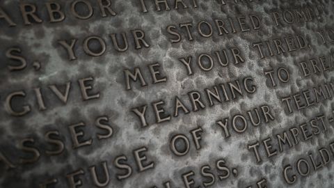 Top immigration official Ken Cuccinelli drew criticism last year after he offered his own spin on the famed Emma Lazarus poem at the base of the Statue of Liberty.