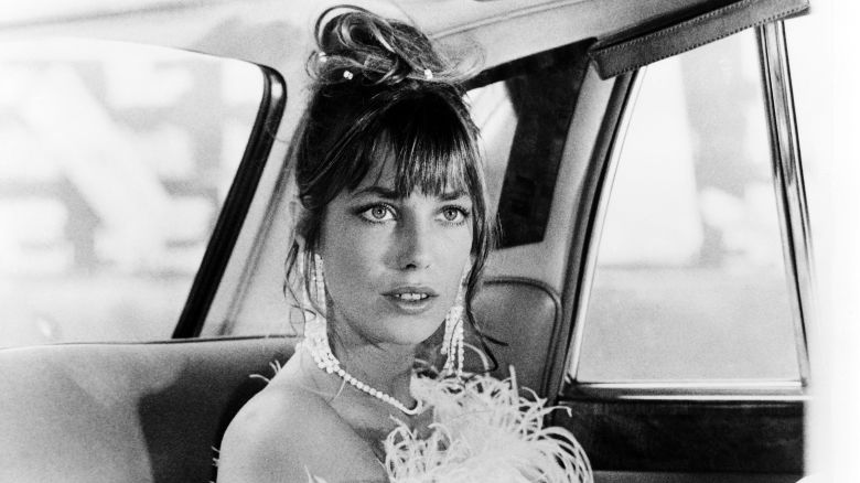 Picture released on Februry 17, 1973 of British actress and singer Jane Birkin (C), on the shooting of "Don Juan" directed by Roger Vadim.