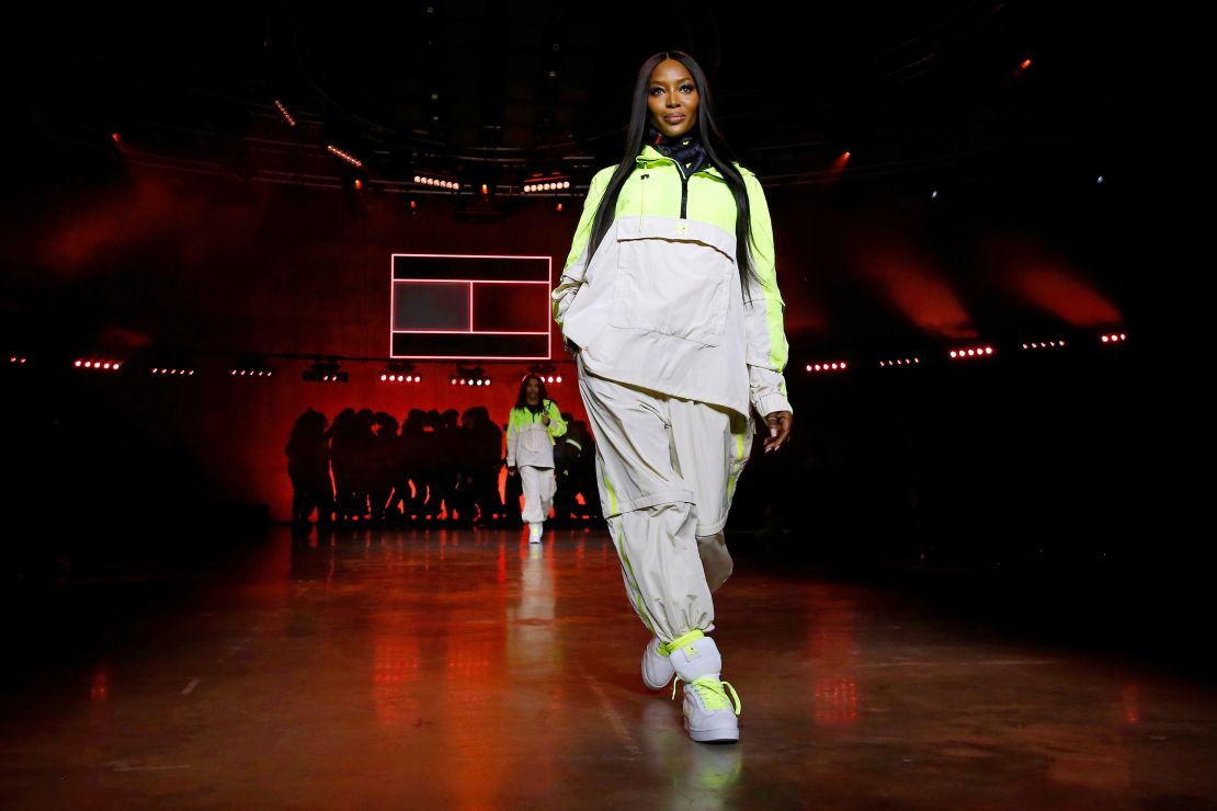 Naomi Campbell walks the Tommy Hilfiger show during London Fashion Week in February 2020. 
