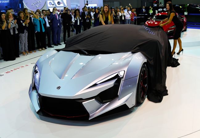 The Fenyr being unveiled for the first time at Dubai Motor Show in 2015. The $1.4 million model has a listed production run of 110 units. 