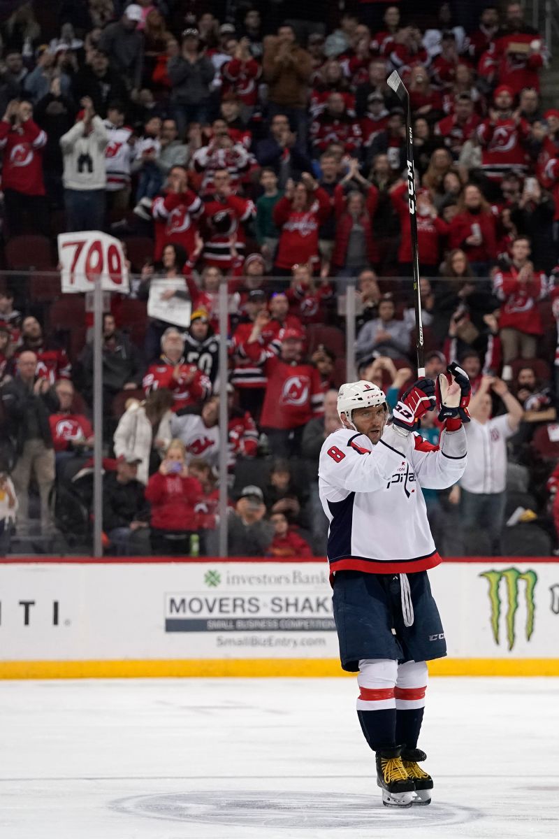 Alex Ovechkin Becomes Second-youngest NHL Player To Score 700 Career ...