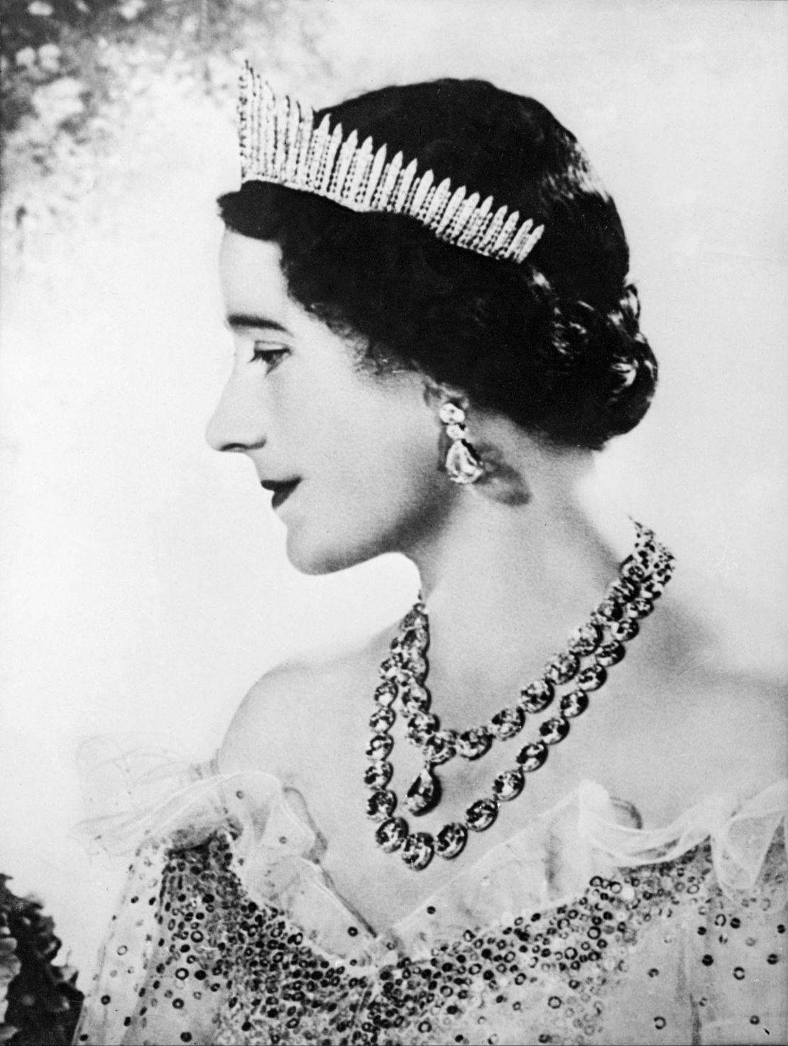 A 1937 photo of Queen Elizabeth, who became the Queen Mother after her husband's death.
