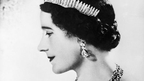 A 1937 photo of Queen Elizabeth, who became the Queen Mother after her husband's death.