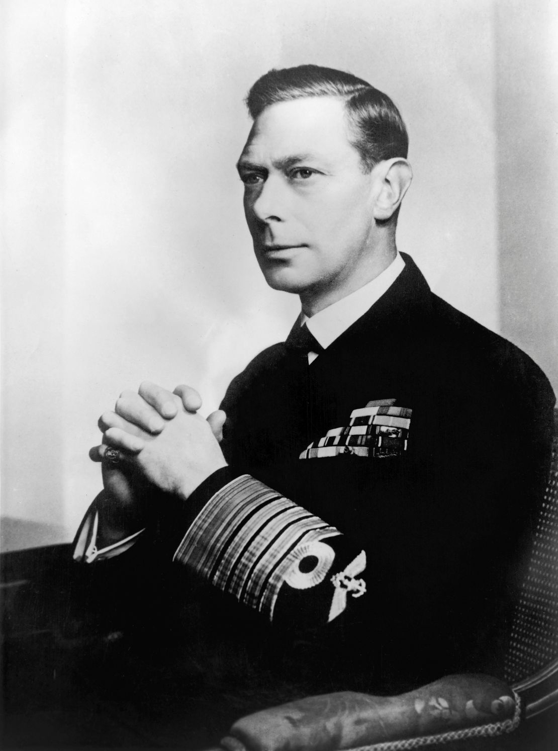 An undated photograph of King George VI.