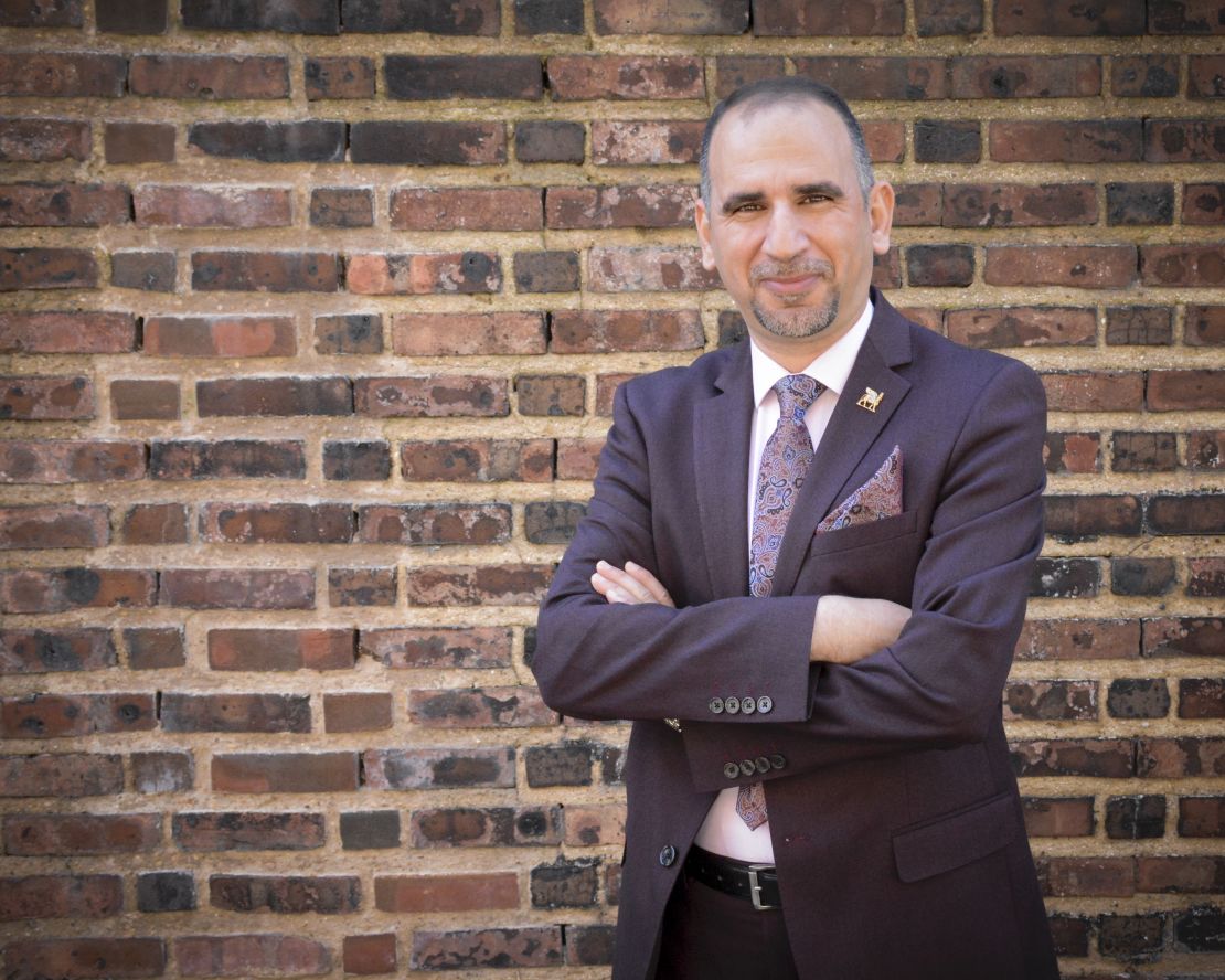 Yaroub Al-Obaidi, an Iraqi refugee and one of the Penn Museum's Global Guides.