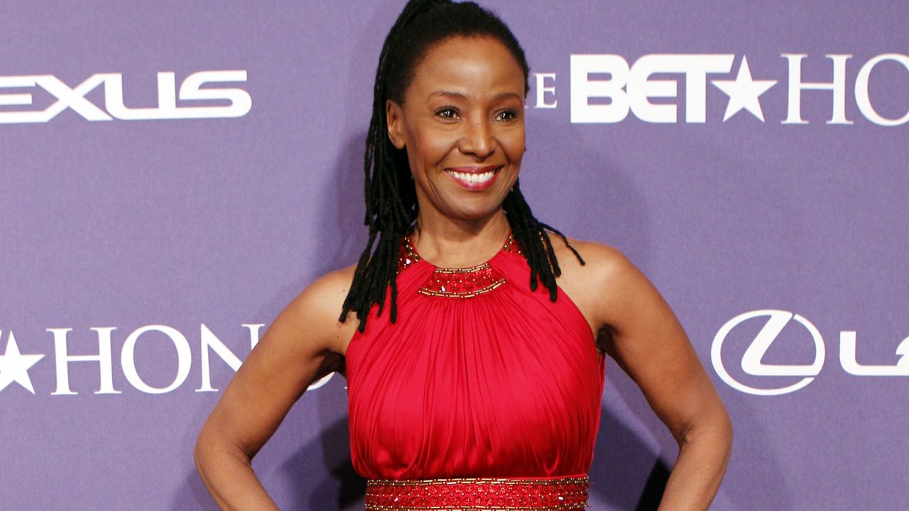 B. Smith arrives at the BET Honors red carpet in the Warner Theatre in Washington on January 14, 2012.