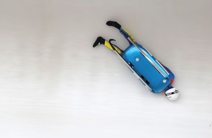 Anton Dukach of Ukraine crashes during the men's singles competition at the Luge World Cup in Winterberg, Germany, on February 22. <a  target="_blank">See 27 amazing photos from last week.</a>