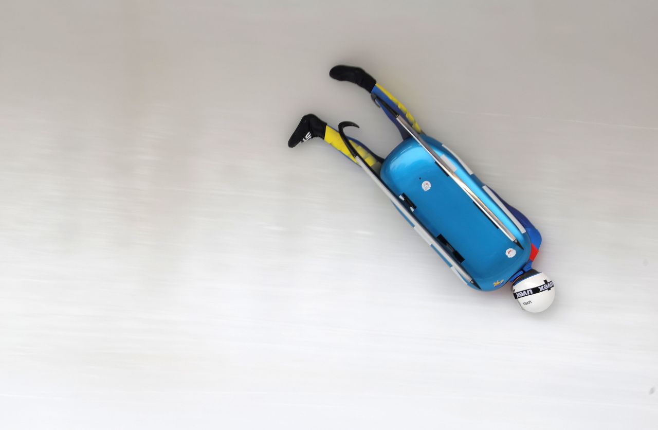 Anton Dukach of Ukraine crashes during the men's singles competition at the Luge World Cup in Winterberg, Germany, on February 22. <a href="https://www.cnn.com/2020/02/17/sport/gallery/what-a-shot-0217/index.html" target="_blank">See 27 amazing photos from last week.</a>