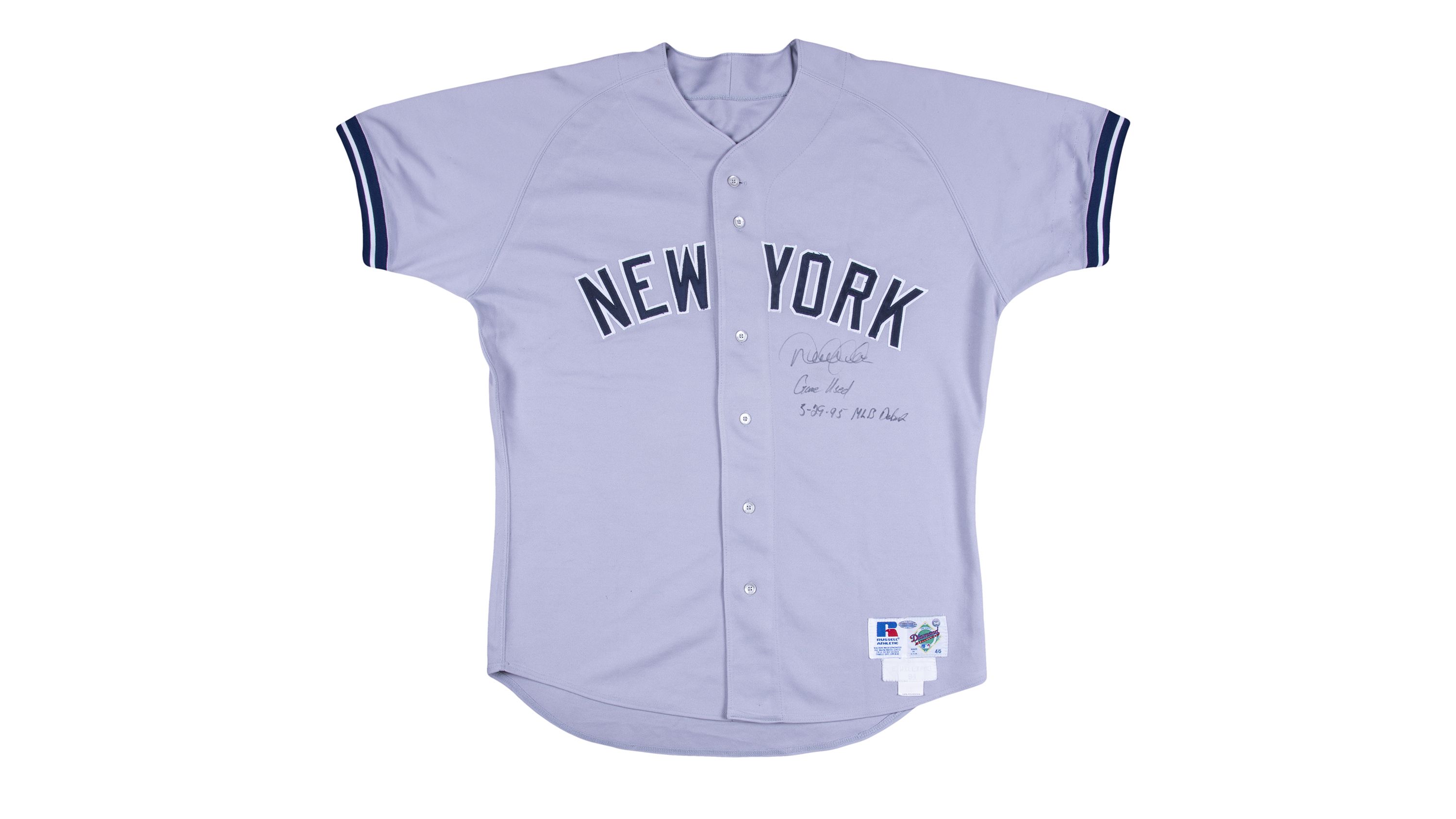 Sell or Auction Your Derek Jeter Game Worn Signed Yankees Jersey