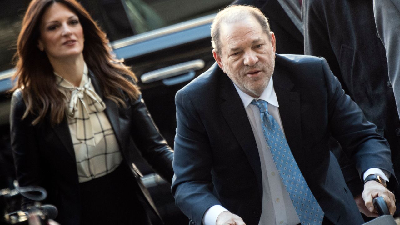 Harvey Weinstein arrives at court last month.