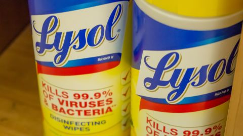 Lysol wipes -- cool for wiping down desks when you're sick, potentially protective against the novel coronavirus. 